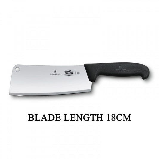 Fibrox Kitchen Cleaver 18cm Black boatyardmalaysia