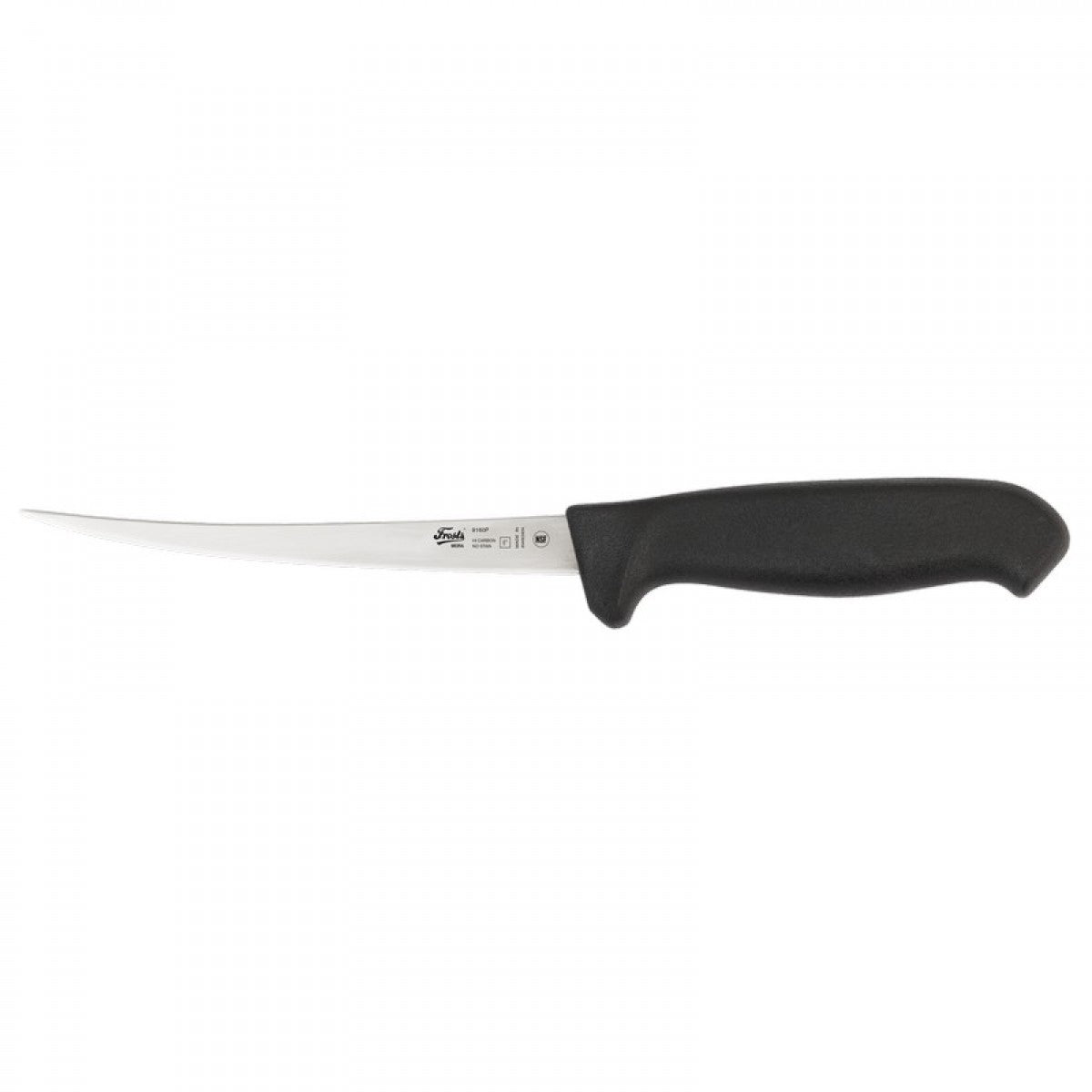 Frosts 121-5090 Narrow Filleting Knife 9160P 6¼"/158mm Black boatyardmalaysia