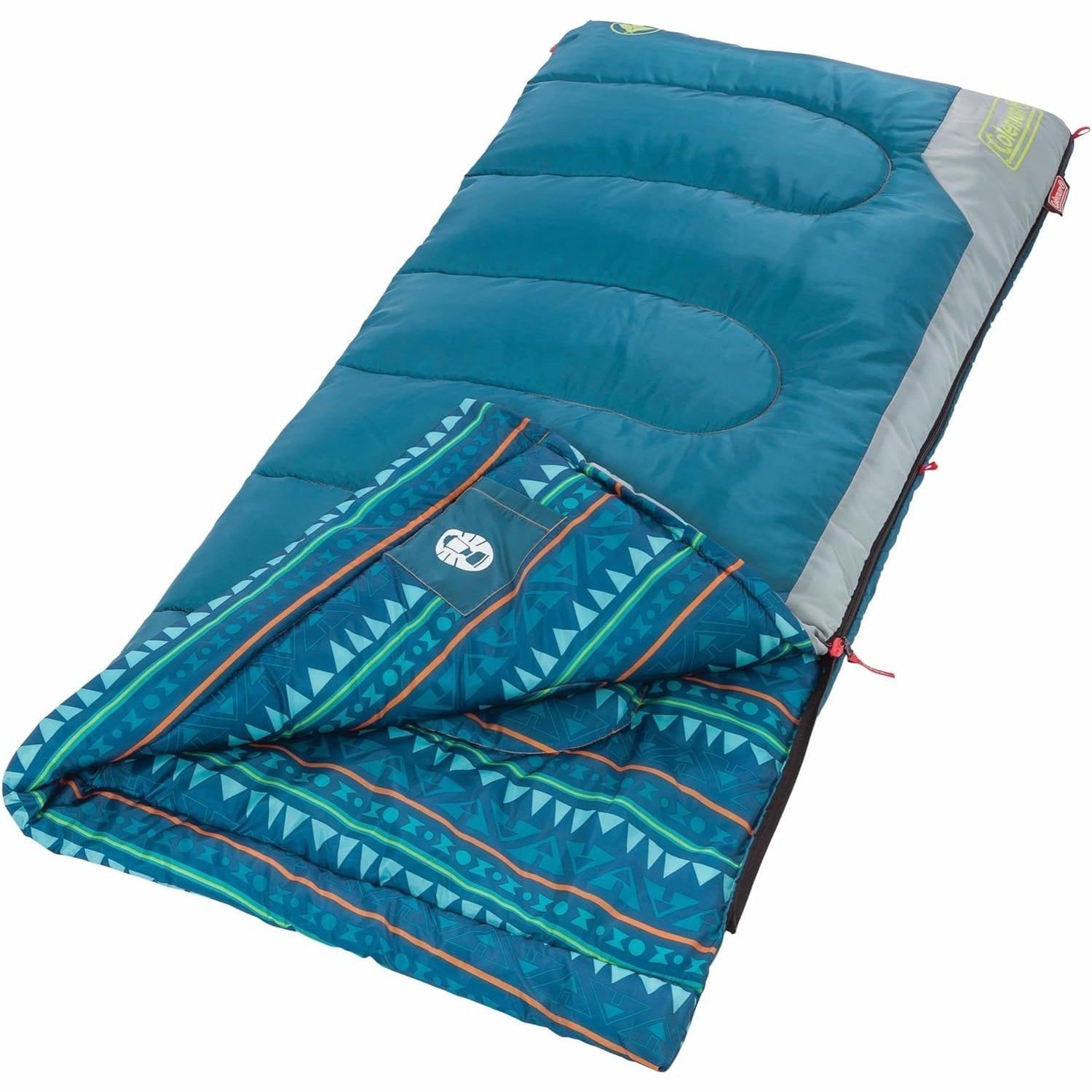 Kids 50°F Sleeping Bag, Blue Sleeping Bags by Coleman | campsifu