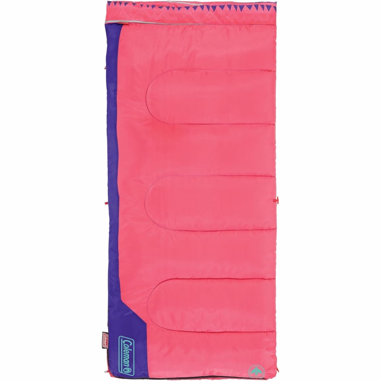 Kids 50°F Sleeping Bag, Pink Sleeping Bags by Coleman | campsifu