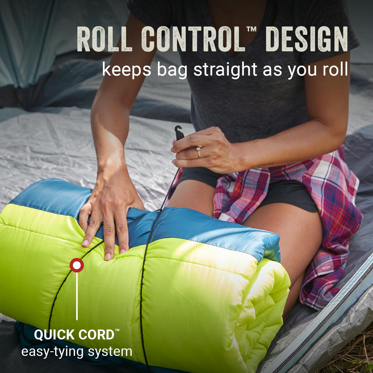 Kompact™ 40°F Big & Tall Contour Sleeping Bag, Spider Mum Sleeping Bags by Coleman | campsifu