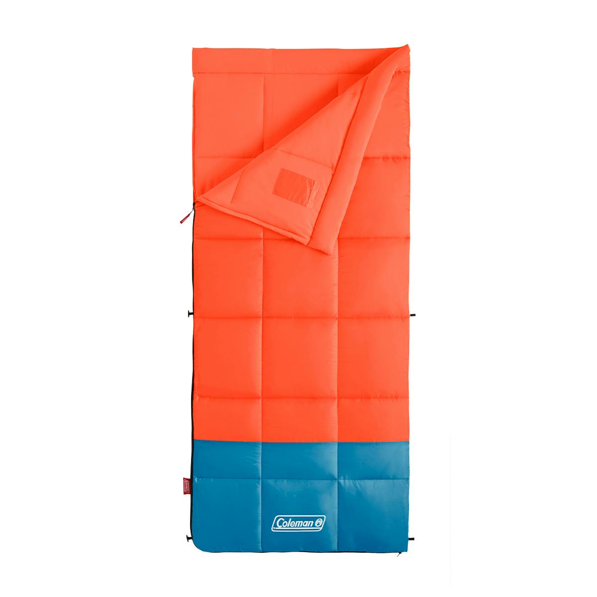 Kompact™ 40°F Rectangle Sleeping Bag, Tiger Lily Sleeping Bags by Coleman | campsifu