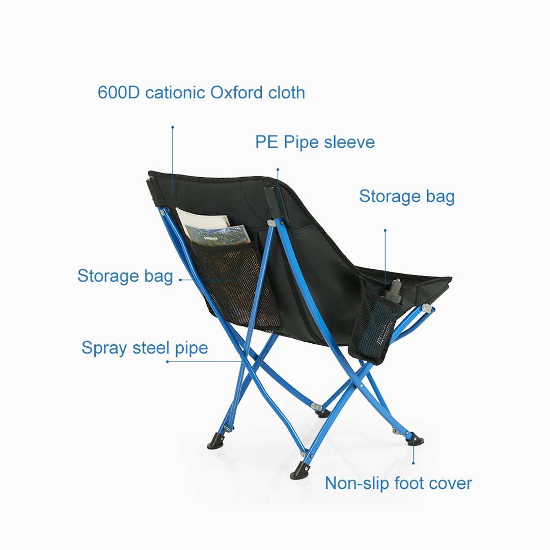 Moon Folding Chair Khaki Chairs by Naturehike | campsifu