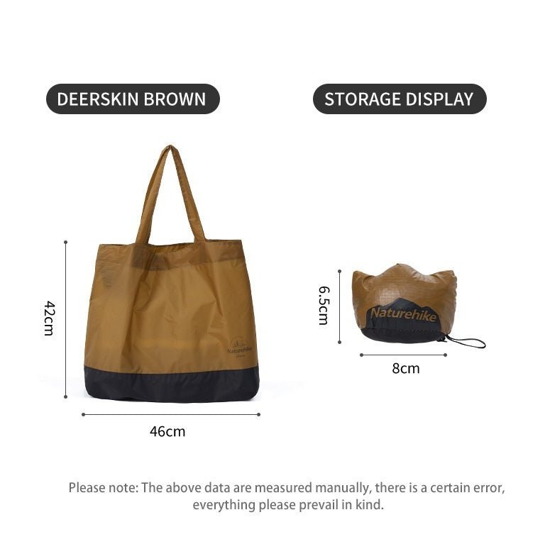 Mountain Type Reusable Bag Brown Gear Bags by Naturehike | campsifu