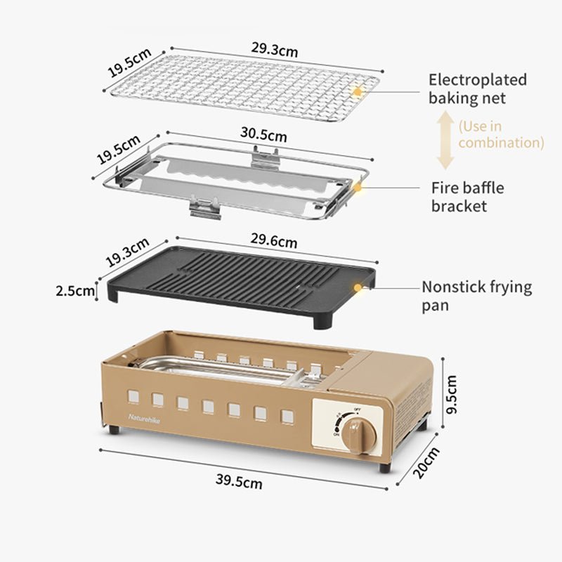 Multifunctional Cassette Stove Stoves by Naturehike | campsifu