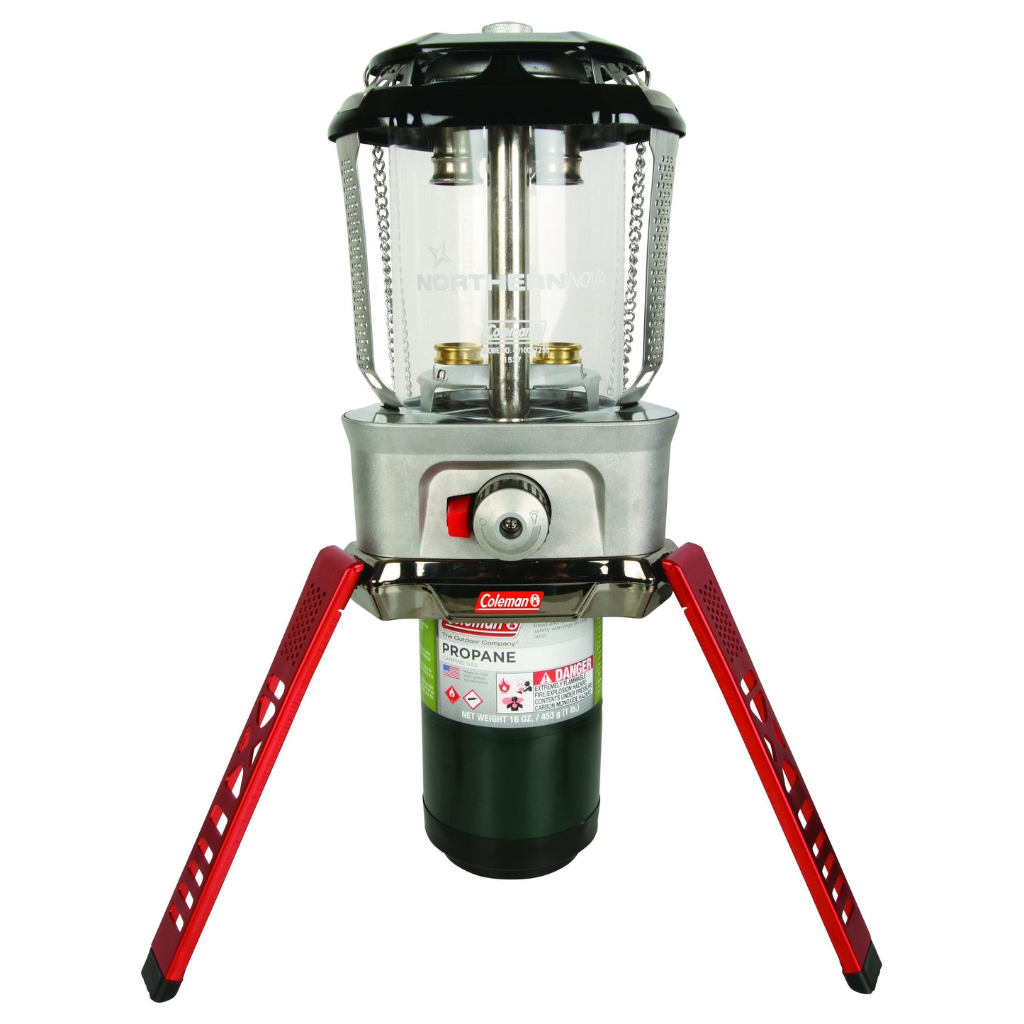 Northern Nova™ Propane Lantern with Case, Red Lanterns by Coleman | campsifu