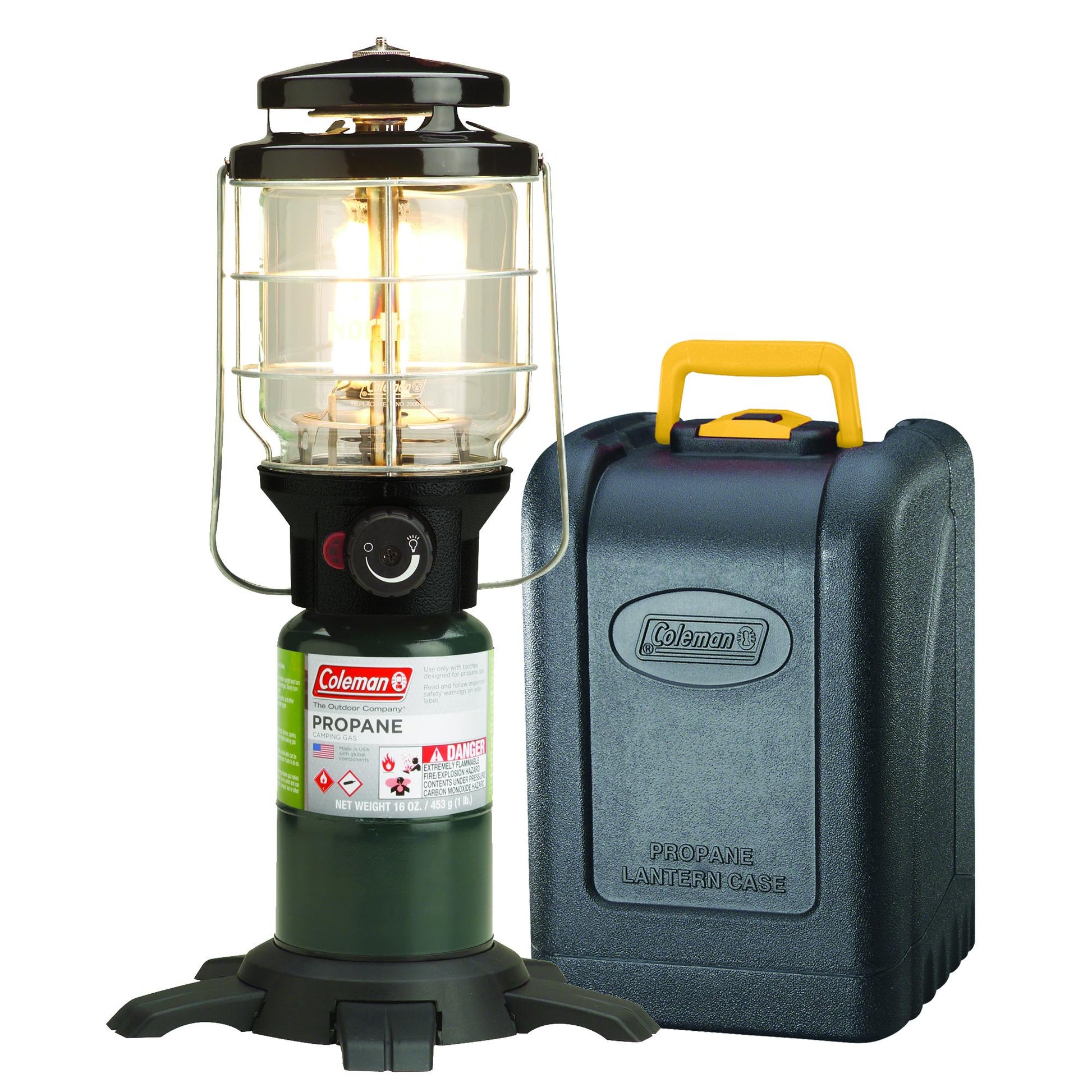 NorthStar® 1500 Lumens Propane Lantern with Storage Case, Green Lanterns by Coleman | campsifu