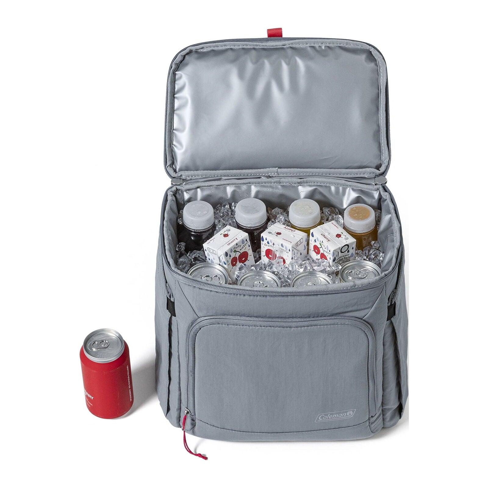 Now 18-Can Soft Cooler Backpack, Grey Soft Coolers by Coleman | campsifu