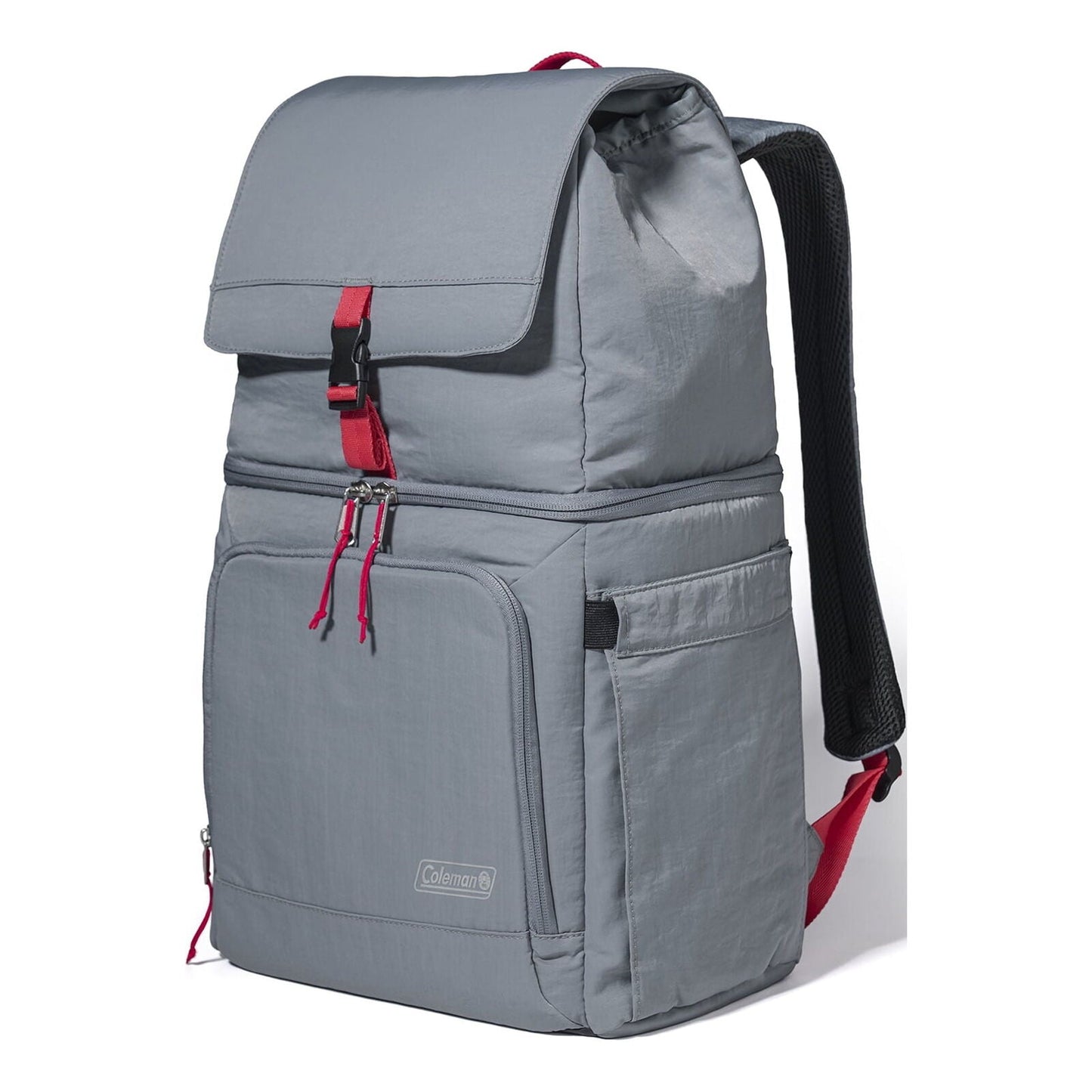 Now 18-Can Soft Cooler Backpack, Grey Soft Coolers by Coleman | campsifu