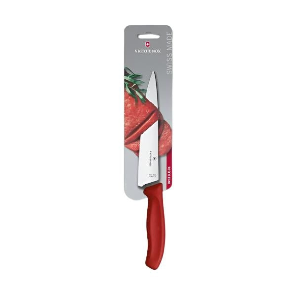 Swiss Classic Carving Knife 19cm Red boatyardmalaysia