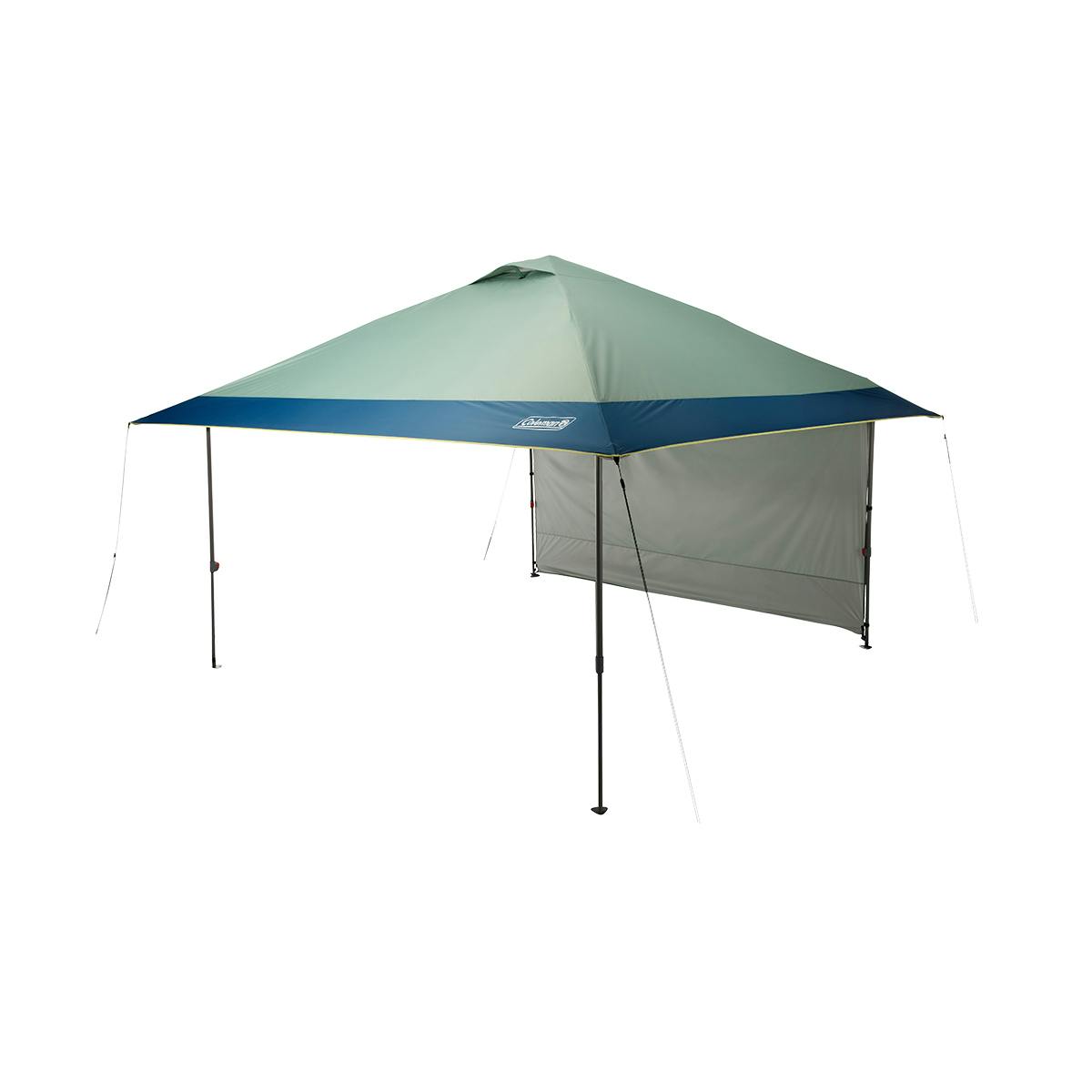 OASIS™ 10 x 10 Canopy with Sun Wall, Moss Shelters by Coleman | campsifu