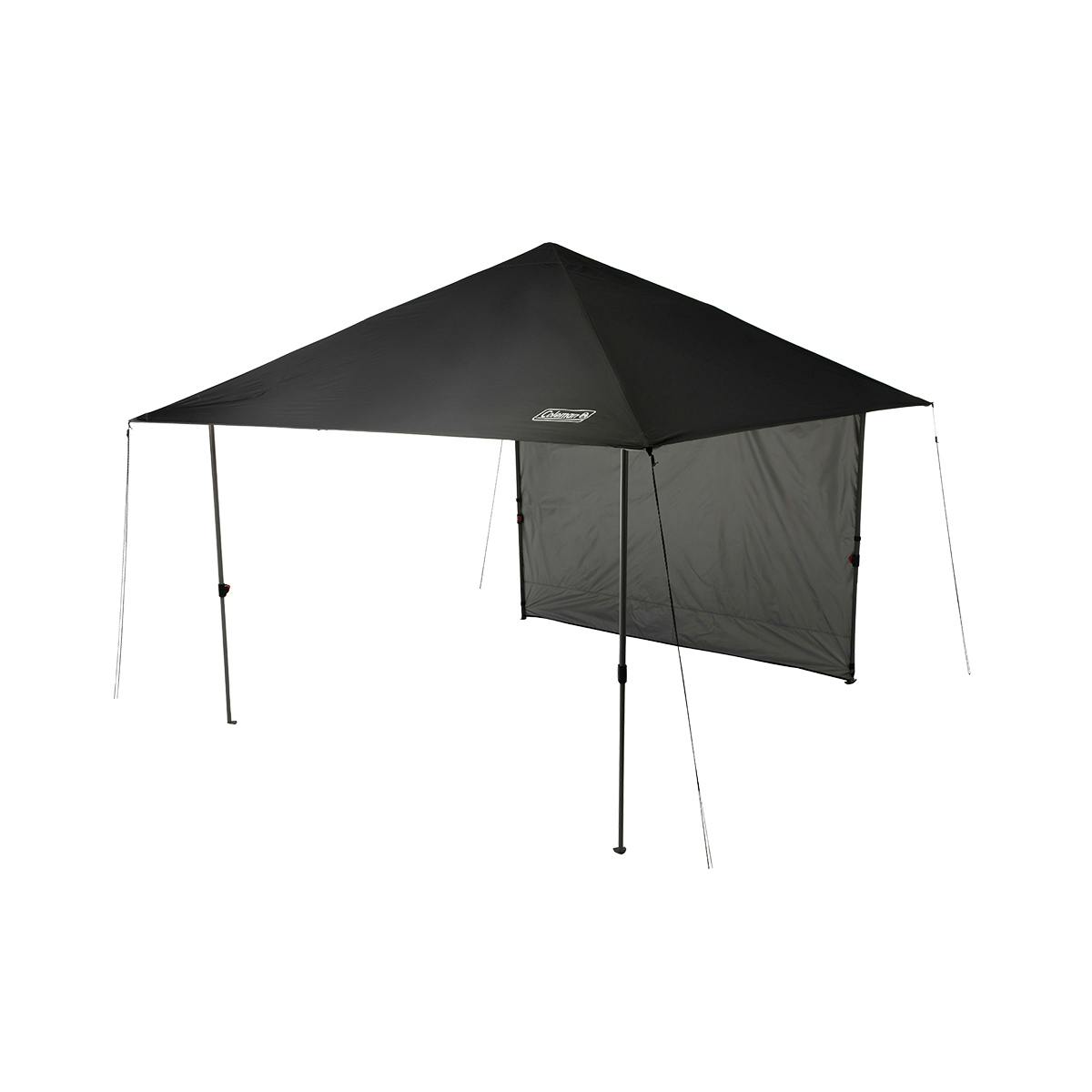 OASIS™ Lite 10 x 10 Canopy with Sun Wall, Black Shelters by Coleman | campsifu