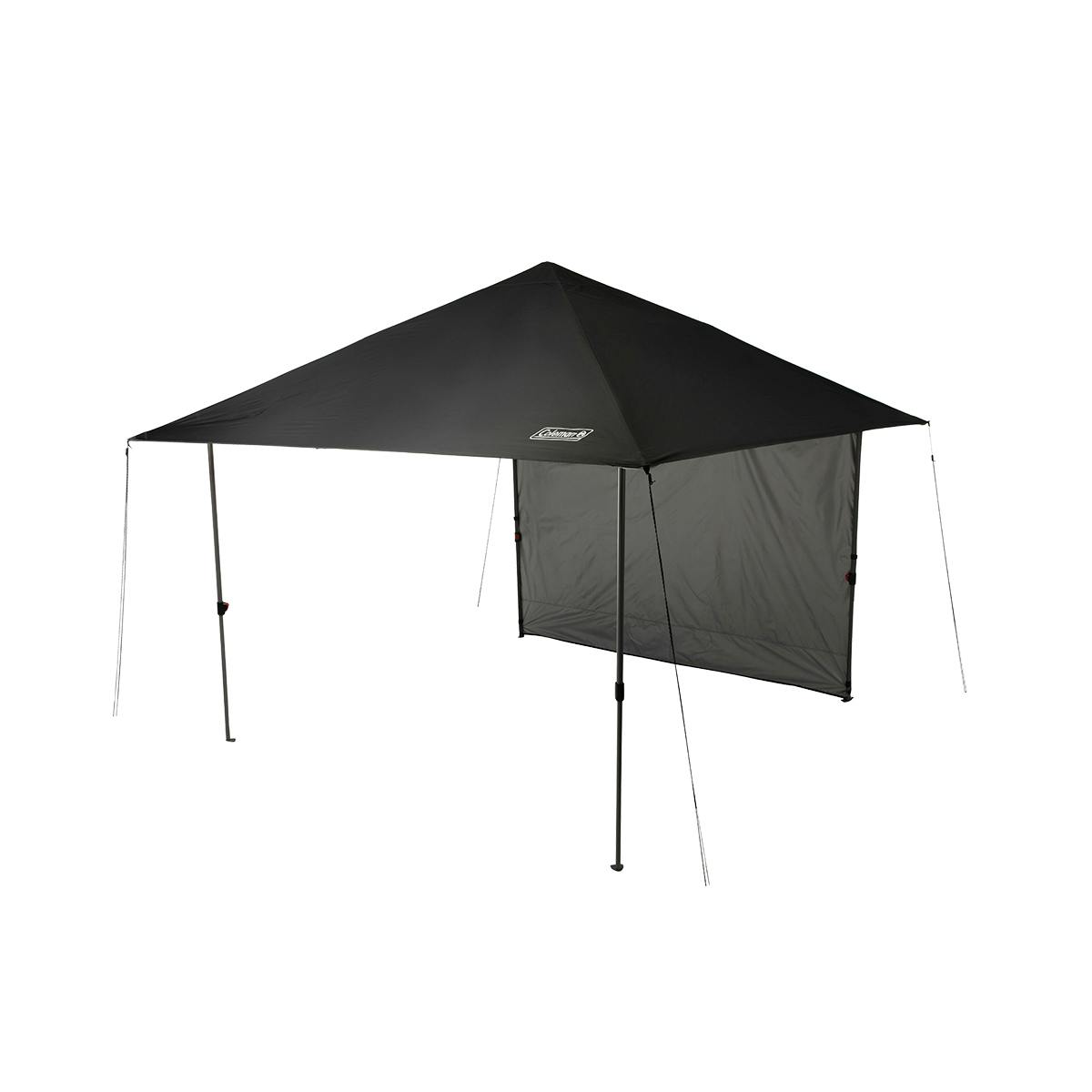 OASIS™ Lite 7 x 7 Canopy with Sun Wall, Black Shelters by Coleman | campsifu