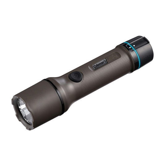 OneSource™ 1000 Lumens LED Flashlight & Rechargeable Lithium-Ion Battery Flashlights by Coleman | campsifu