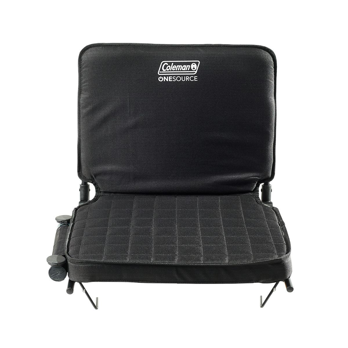 OneSource™ Heated Stadium Seat with Rechargeable Battery, Black Seats & Cushions by Coleman | campsifu