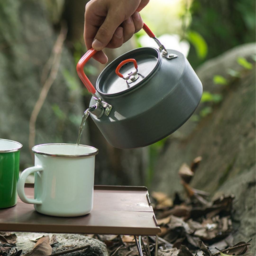 Outdoor Picnic Teapot Grey Coffee & Tea by Naturehike | campsifu