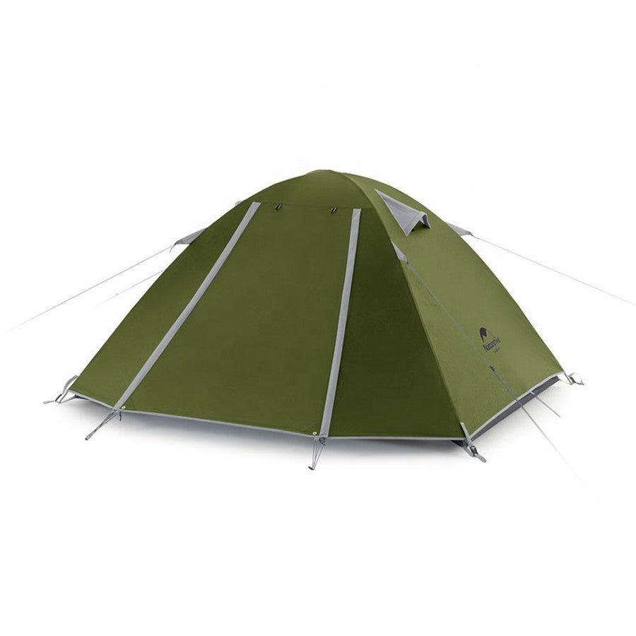 P-Series 2-Person Aluminum Pole Tent Dark Green Tents by Naturehike | campsifu