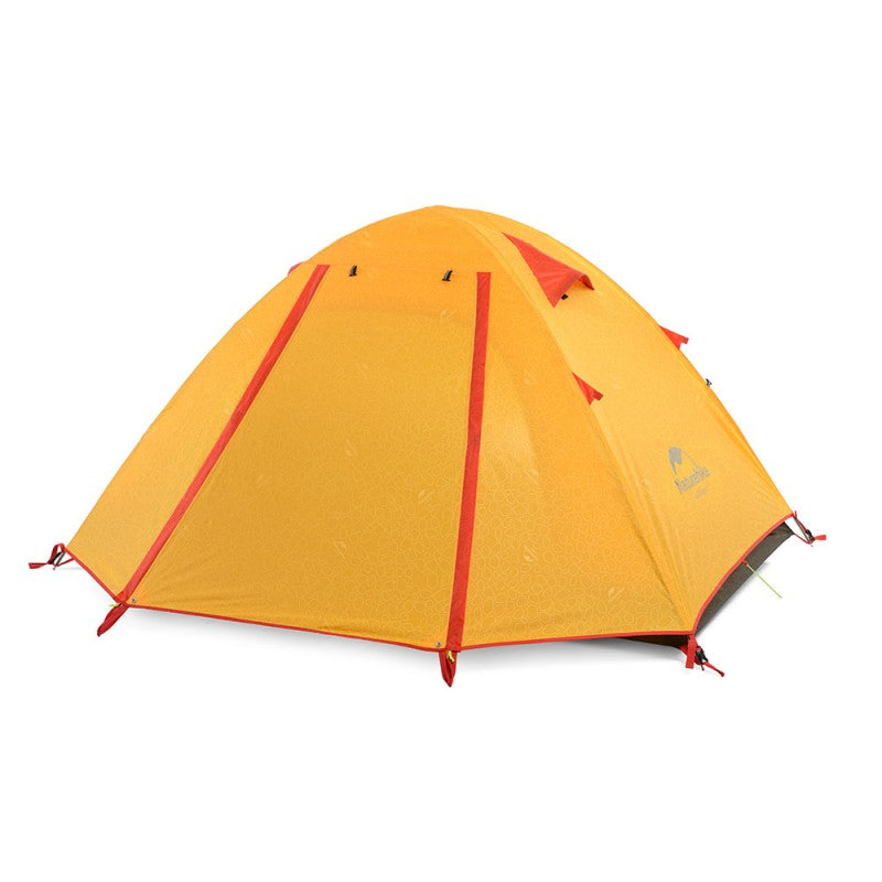 P-Series 2-Person Aluminum Pole Tent Orange Tents by Naturehike | campsifu