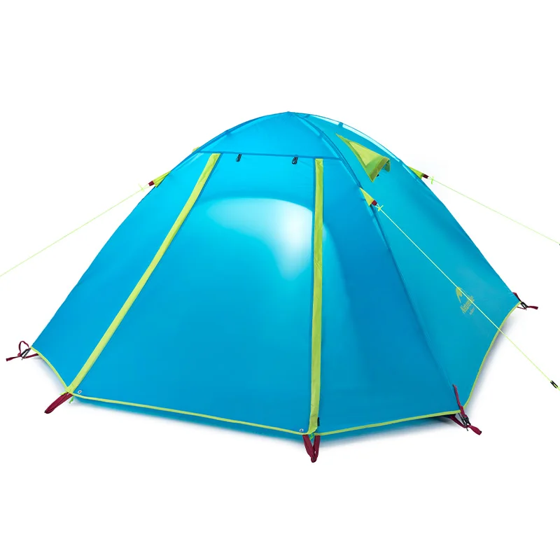 P-Series 2-Person Aluminum Pole Tent Sea Blue Tents by Naturehike | campsifu