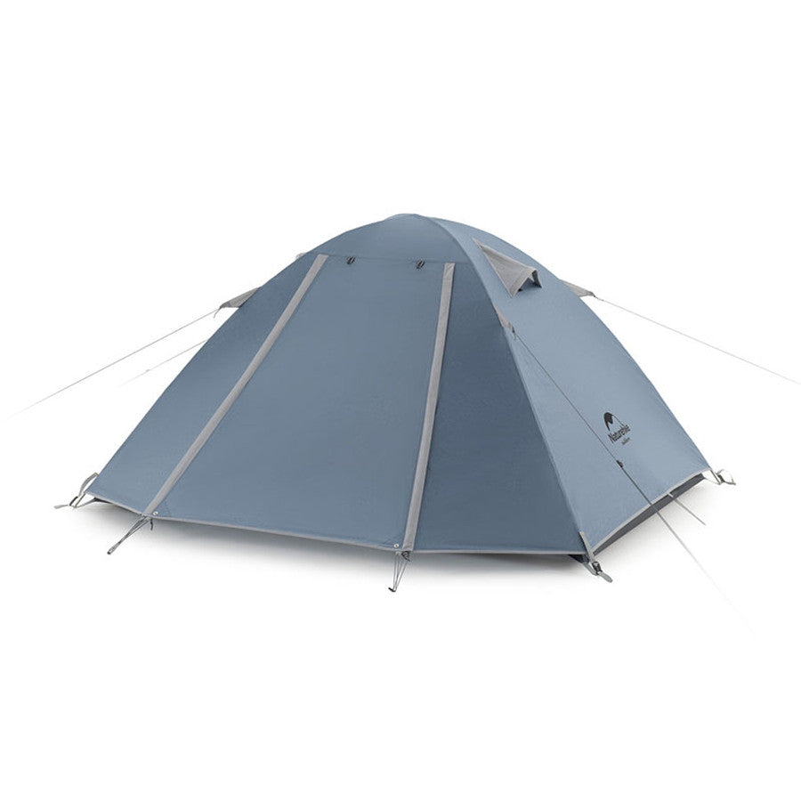 P-Series 2-Person Aluminum Pole Tent Storm Blue Tents by Naturehike | campsifu