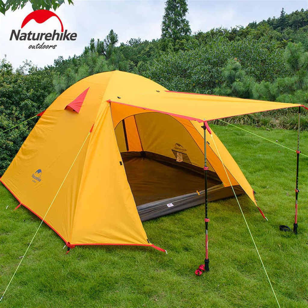 P-Series 2-Person Aluminum Pole Tent Tents by Naturehike | campsifu