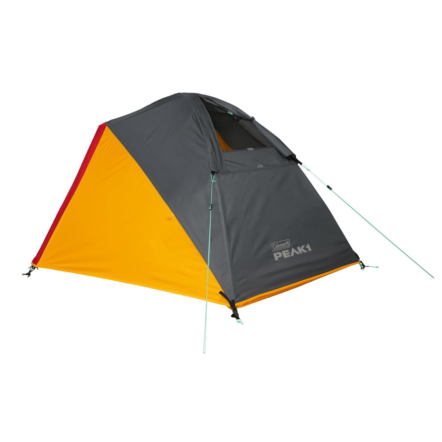 PEAK1™ 1-Person Backpacking Tent, Marigold/ Dark Stone Tents by Coleman | campsifu