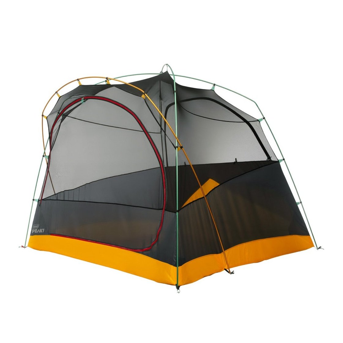 PEAK1™ 4-Person Dome Tent, Marigold/ Dark Stone Tents by Coleman | campsifu