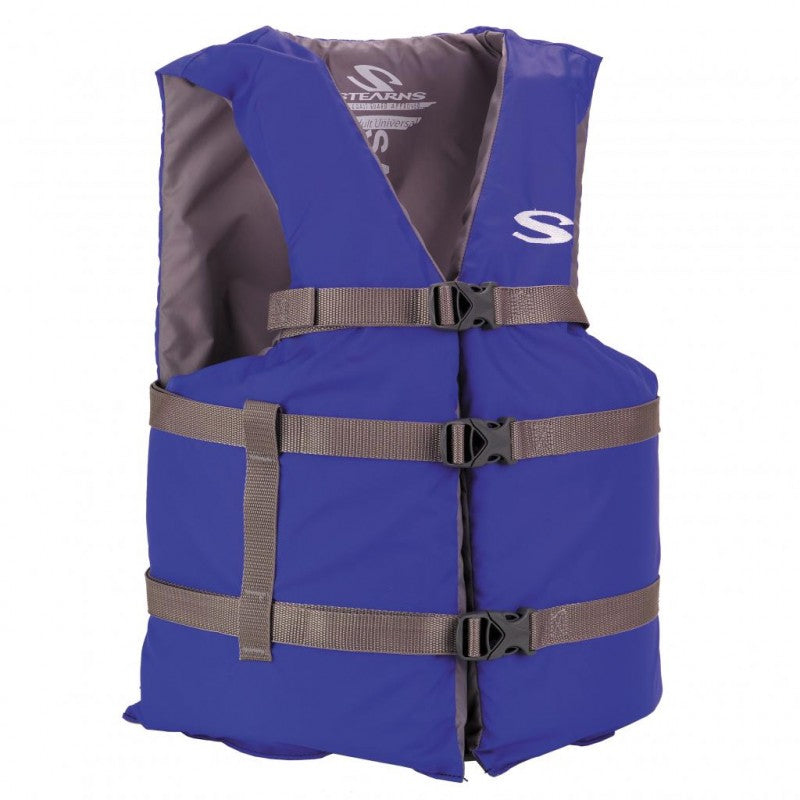 PFD 2001 Adult Boating Universal Life Jacket, Blue Life Jackets by Stearns | campsifu