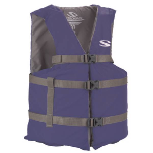 PFD 2001 Adult Oversize Boating Life Jacket, Blue Life Jackets by Stearns | campsifu