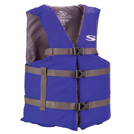 PFD 2001 Adult Universal Boating Life Jacket, Blue Life Jackets by Stearns | campsifu