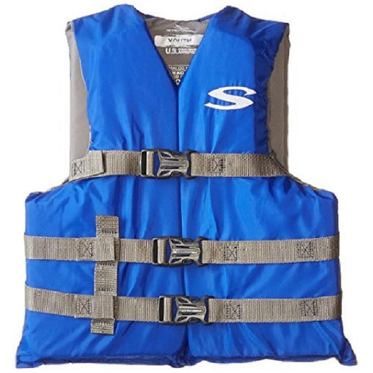 PFD 3007 Youth Boat Vest, Blue Life Jackets by Stearns | campsifu