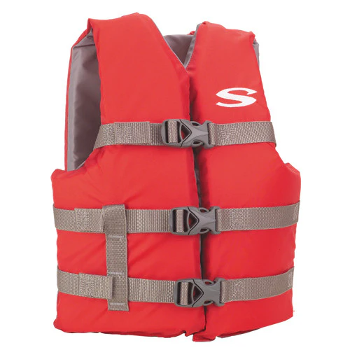 PFD 3007 Youth Boat Vest, Red Life Jackets by Stearns | campsifu