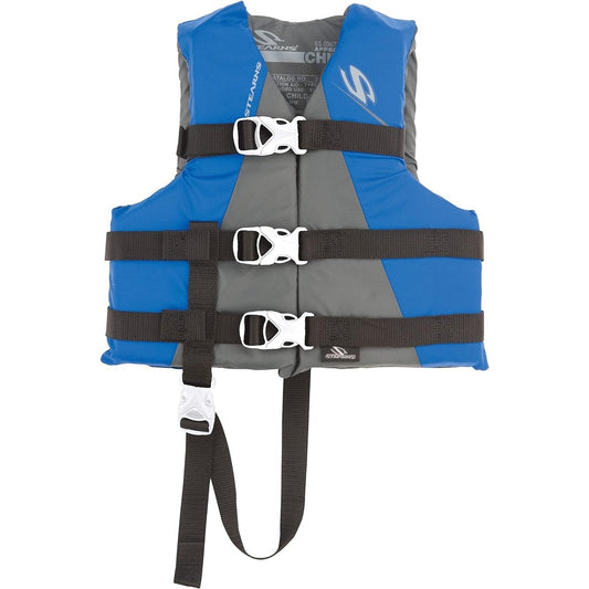 PFD 3040 Child Watersport Classic Series Vest, Blue Life Jackets by Stearns | campsifu