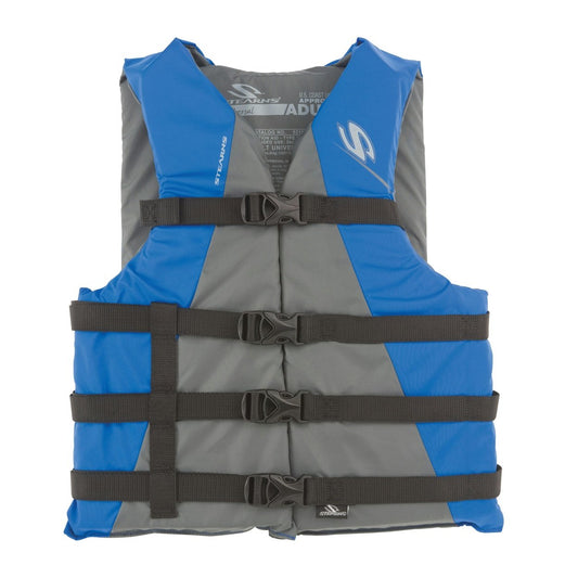 PFD 5311 Adult Life Jacket, Blue/Grey Life Jackets by Stearns | campsifu