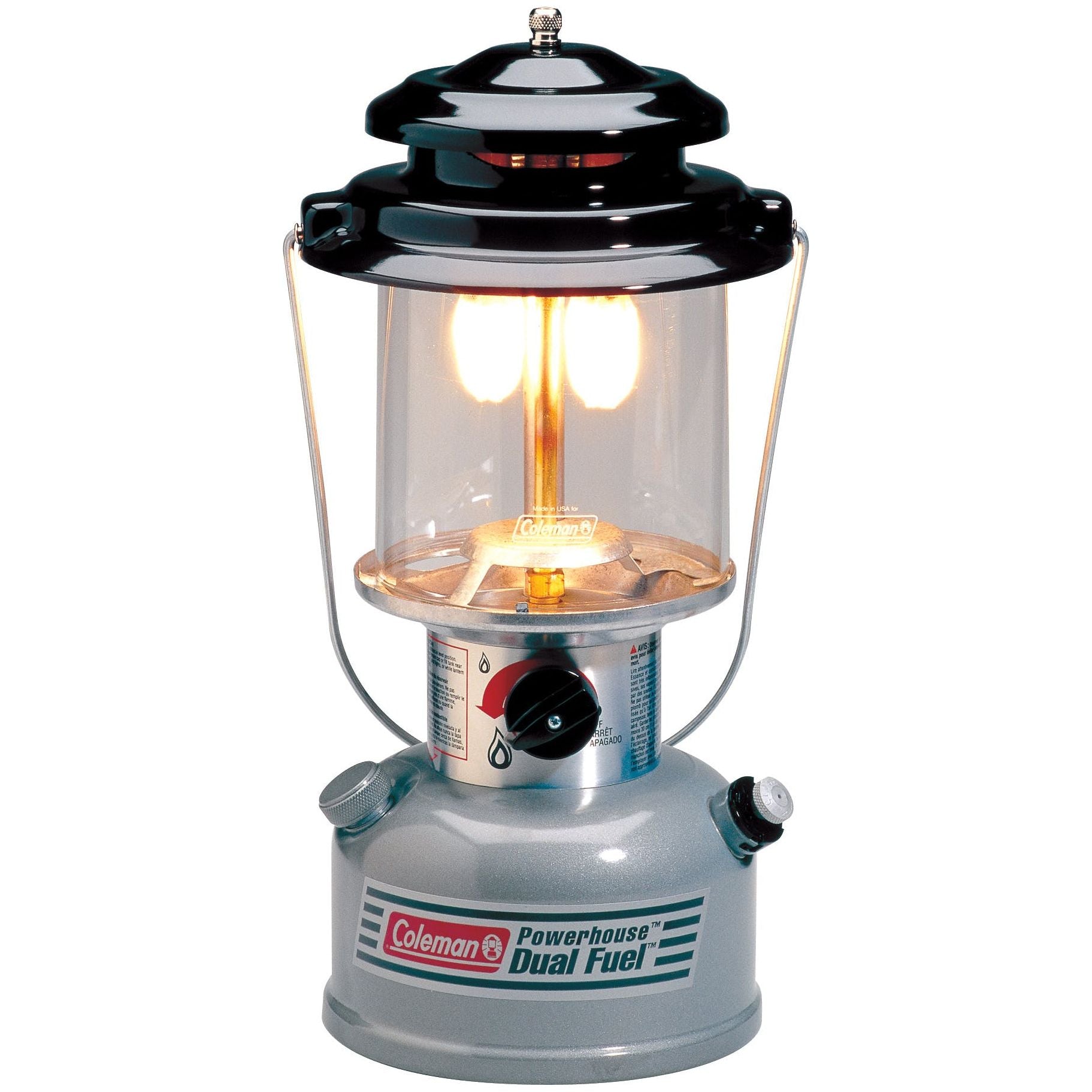 Powerhouse® Dual Fuel™ Lantern, Grey Lanterns by Coleman | campsifu