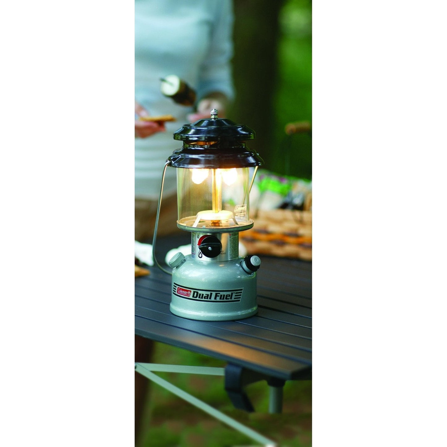 Premium Dual Fuel™ Lantern with Case, Grey Lanterns by Coleman | campsifu