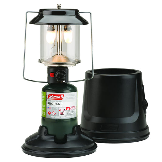 QuickPack™ 2-Mantle Propane Lantern, Green Lanterns by Coleman | campsifu