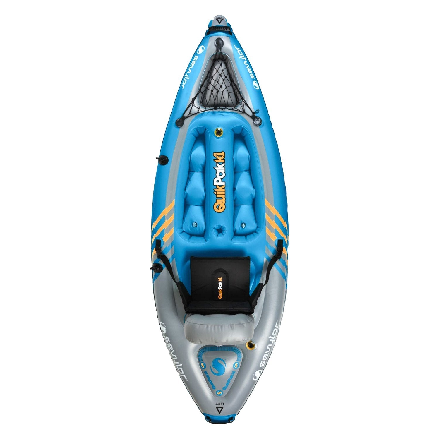 Quikpak™ K1 8'7" Solo Inflatable Kayak Inflatable Boats by Sevylor | campsifu