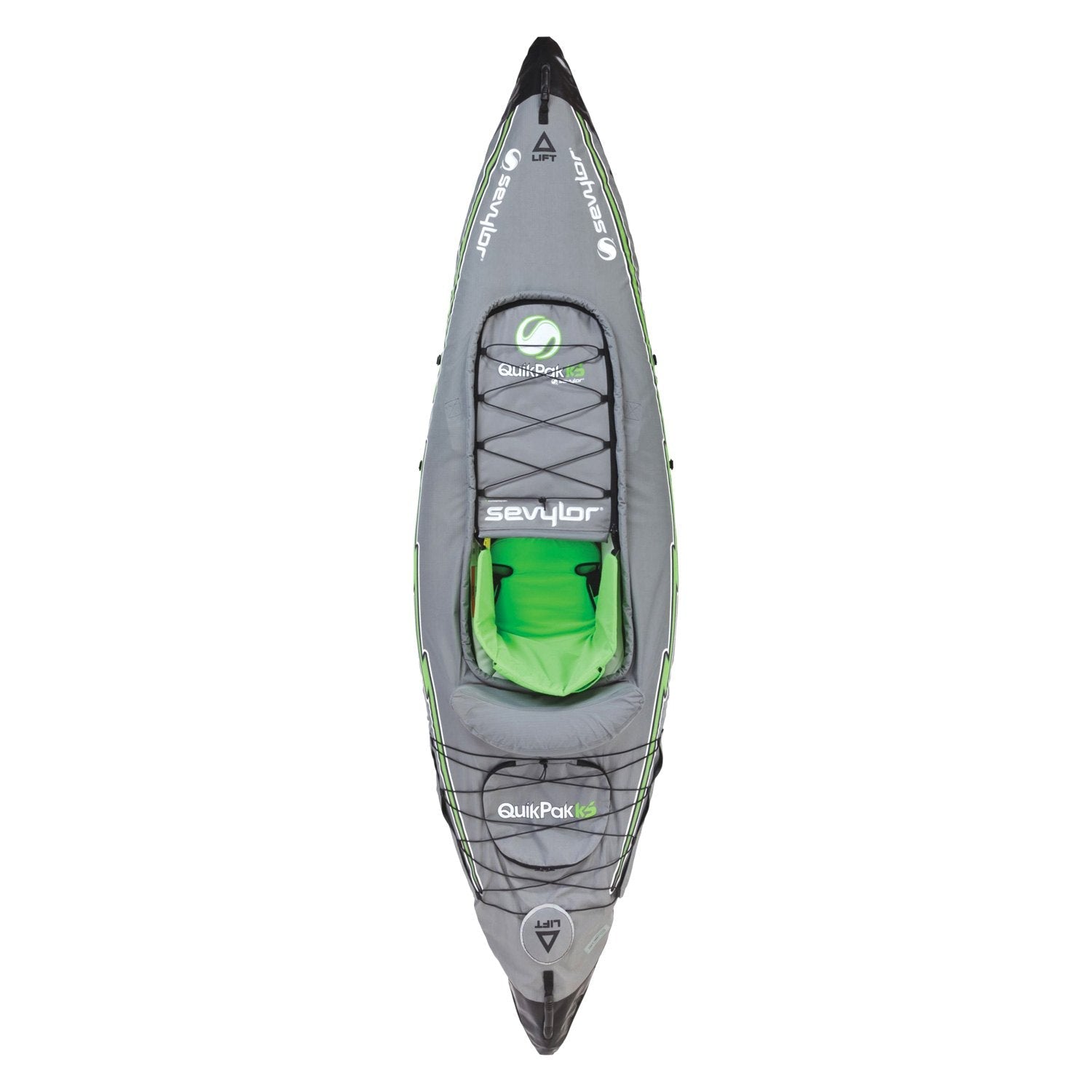 Quikpak™ K5 10' Solo Inflatable Kayak Inflatable Boats by Sevylor | campsifu