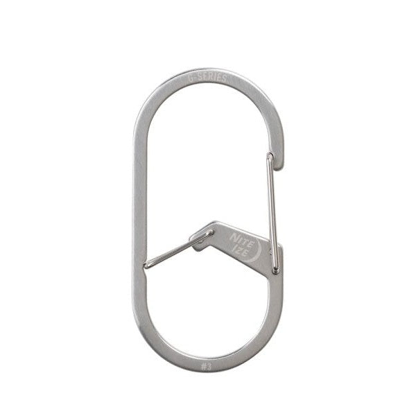 NITE IZE G-SERIES DUAL CHAMBER CARABINER #3 STAINLESS GS3-11-R6 boatyardmalaysia