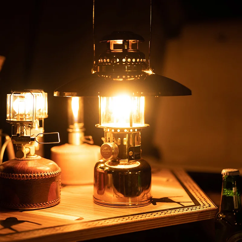 Retro Gas Lamp Gold Lanterns by Naturehike | campsifu