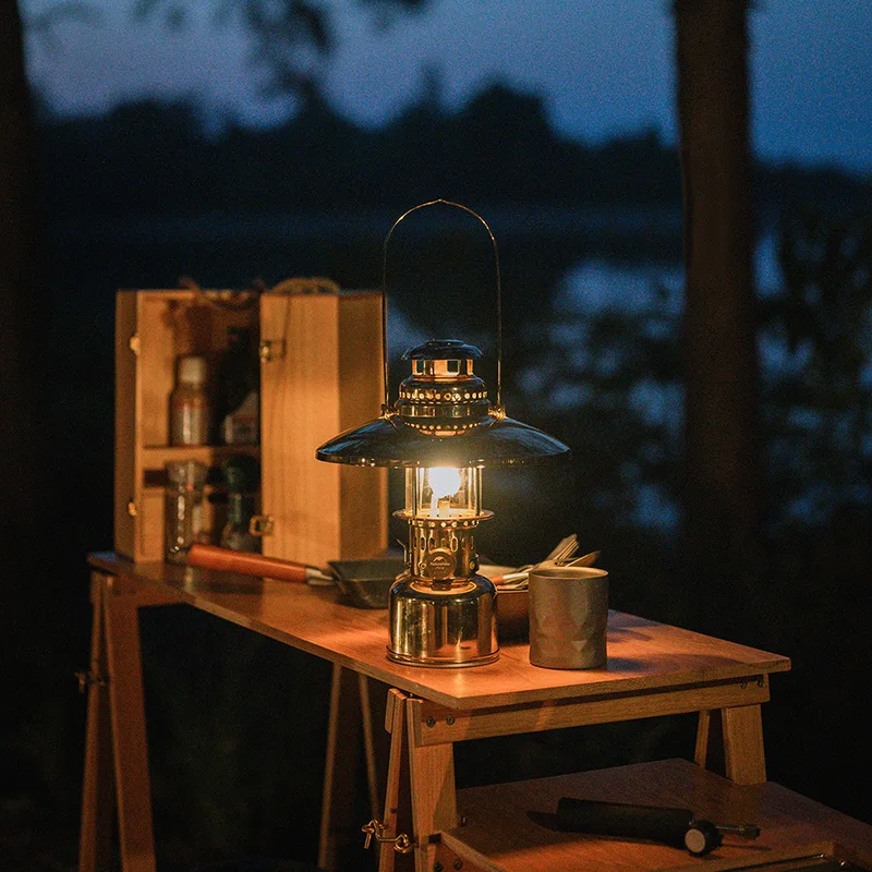 Retro Gas Lamp Gold Lanterns by Naturehike | campsifu