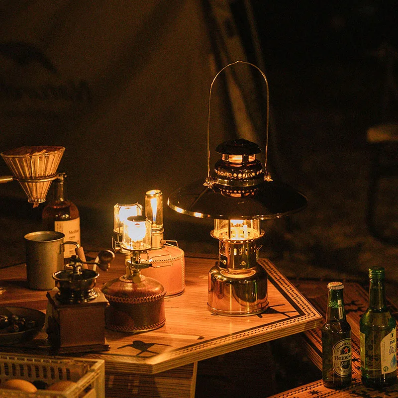 Retro Gas Lamp Gold Lanterns by Naturehike | campsifu