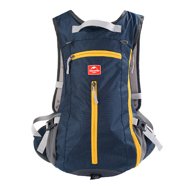 Riding Backpack with Helmet Slip-Over Navy Blue Backpacks by Naturehike | campsifu