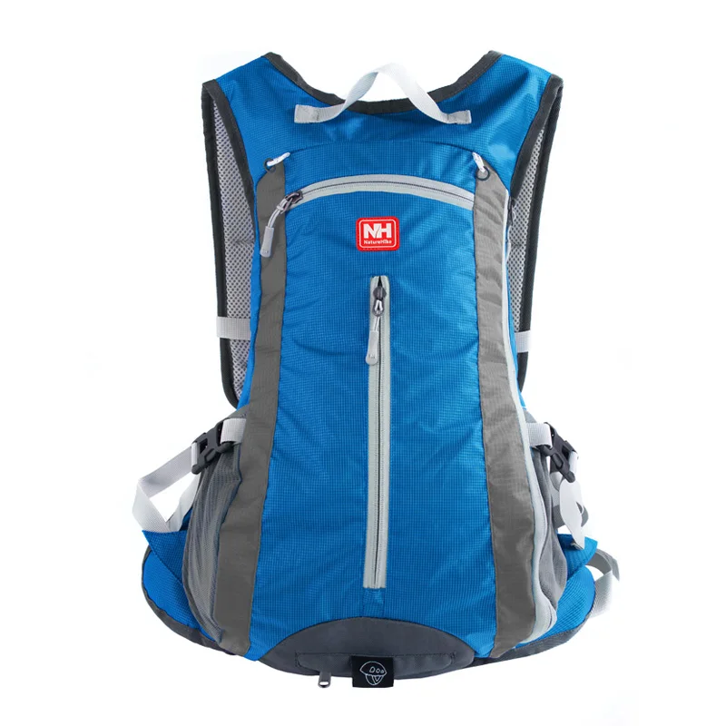 Riding Backpack with Helmet Slip-Over Sky Blue Backpacks by Naturehike | campsifu