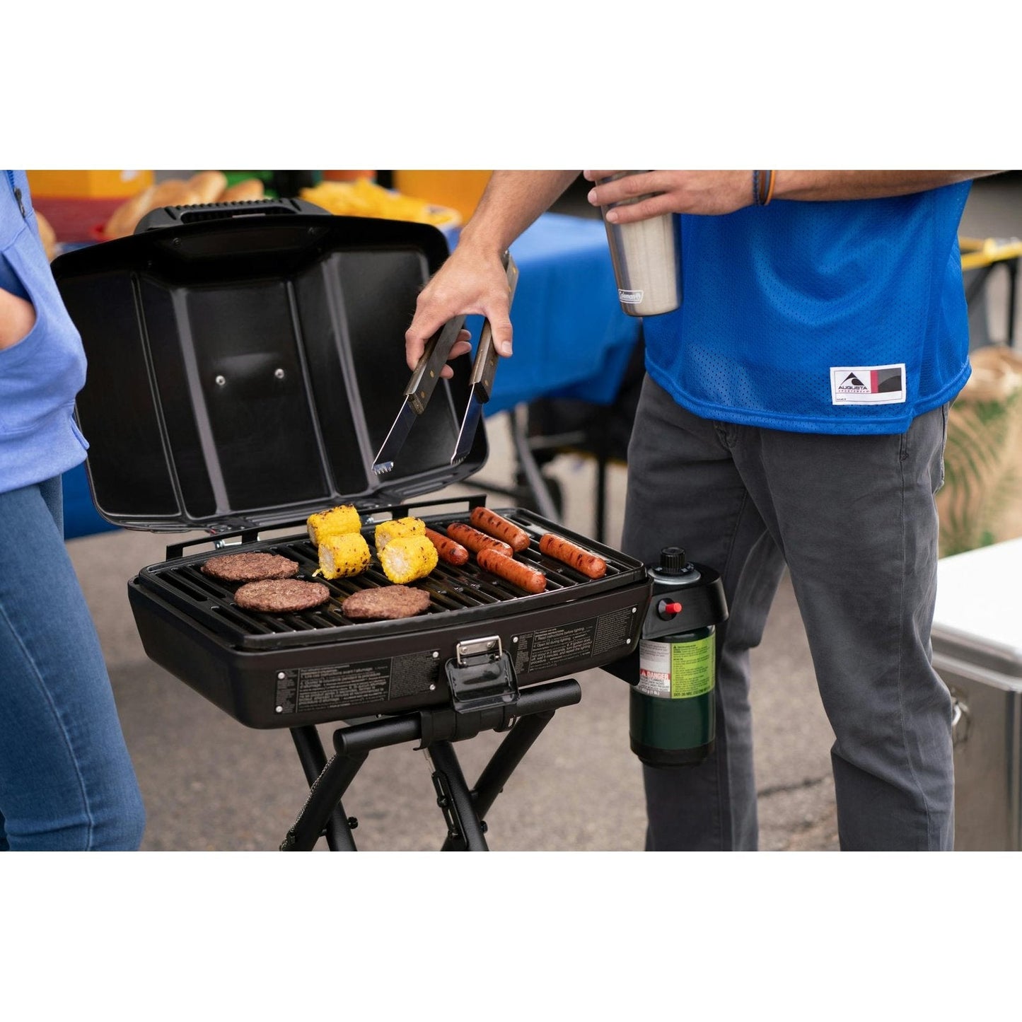 Road Trip™ Sportster® Propane Gas Grill, Red Grills by Coleman | campsifu