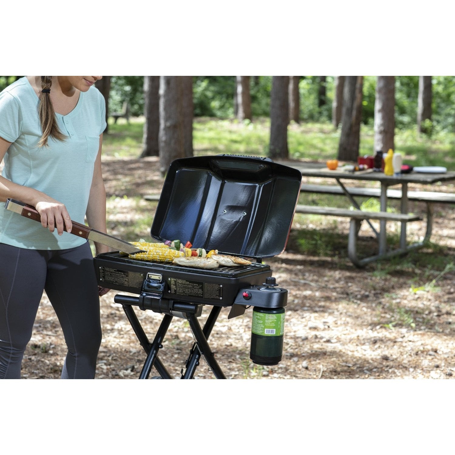 Road Trip™ Sportster® Propane Gas Grill, Red Grills by Coleman | campsifu