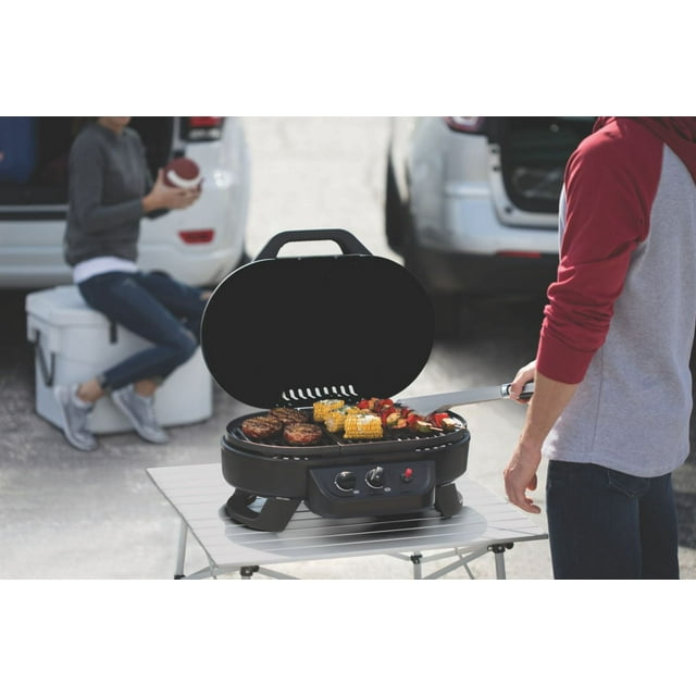 RoadTrip® 225 Tabletop 2 Burner Propane Gas Grill, Black Grills by Coleman | campsifu