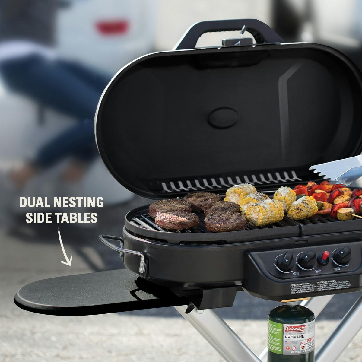 RoadTrip® 285 Portable Stand-Up Propane Grill, Black Grills by Coleman | campsifu