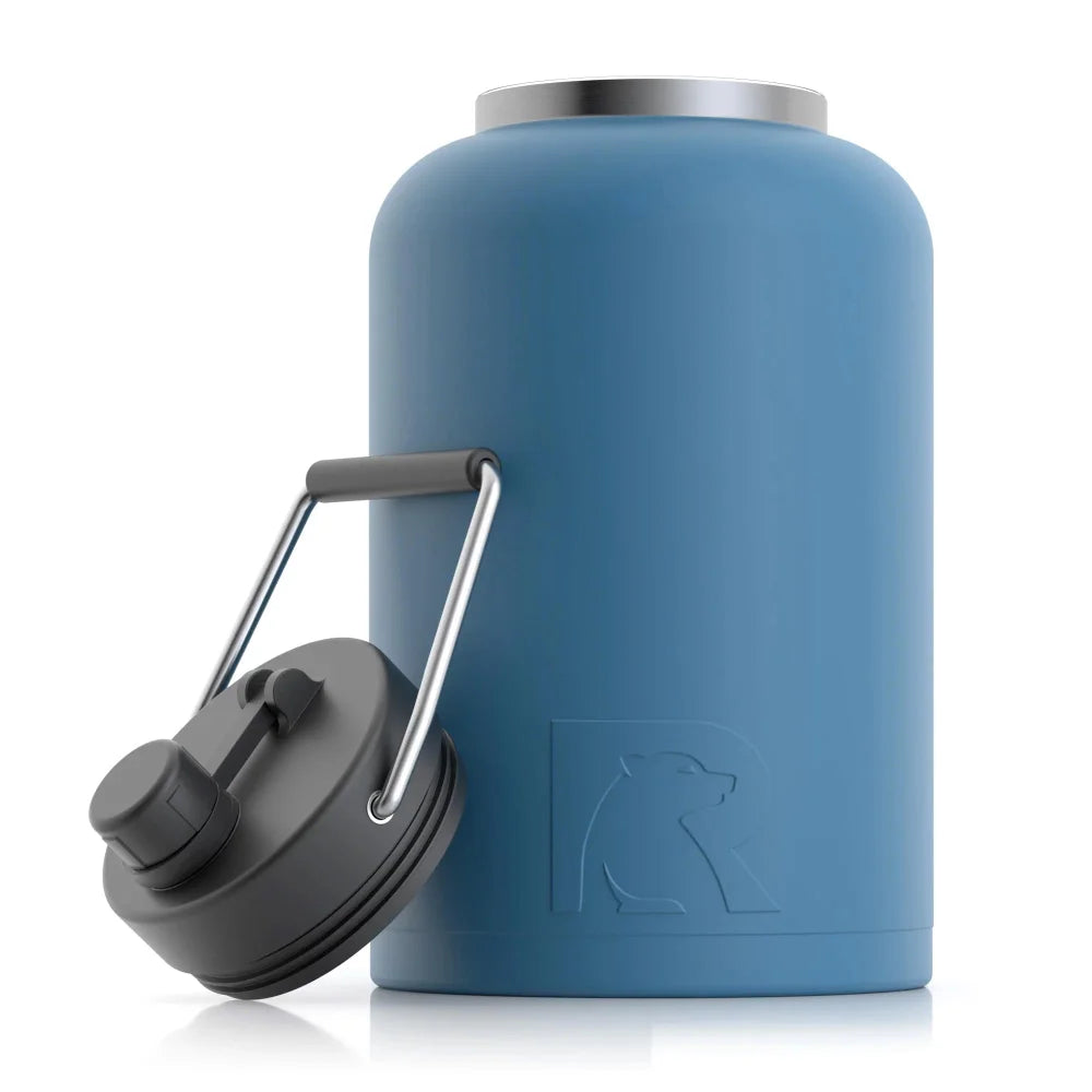 RTIC 1 Gallon Jug Slate Blue Jugs by RTIC | campsifu